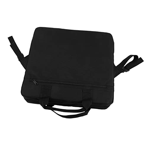 GALPADA Klappbarer Outdoor Fishing Chair mit Verstellbarer Rückenlehne Tragbarer Strandstuhl für Garten Camping Sportveranstaltungen Belastbar Faltbar Schwarz von GALPADA