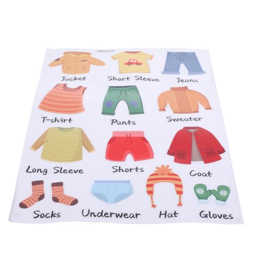 GALPADA Kleidungsetiketten für Selbstklebend mit Bilderklassifikation Aufkleber für Kleiderschrank und Kommode Praktische Organisationshilfe für Jungenzimmer Leicht Lesbar und Vielseitig von GALPADA