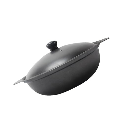GALPADA Kleiner 20 Cm Bratentopf Aus Gusseisen - Hochtemperaturbeständig - Energiesparend Ideal Als Schmortopf Mit Deckel Für Gesundes Kochen Von Hähnchen Und Reis GALPADA Kleiner 20 Cm Bratentopf Aus Gusseisen - Hochtemperaturbeständig - Energiesparend Ideal Als Schmortopf Mit Deckel Für Gesundes Kochen Von Hähnchen Und Reis von GALPADA