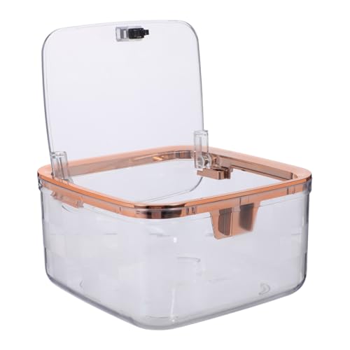 GALPADA Kleiner Abfalleimer mit Deckel Transparenter Mini Tischmülleimer mit Drucköffnung Platzsparender Desktop Mülleimer mit Gitterstruktur für Büro Küche Wohnzimmer Vielseitig als GALPADA Kleiner Abfalleimer mit Deckel Transparenter Mini Tischmülleimer mit Drucköffnung Platzsparender Desktop Mülleimer mit Gitterstruktur für Büro Küche Wohnzimmer Vielseitig als von GALPADA