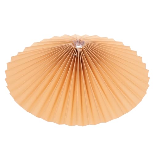 GALPADA Kleiner Drehbarer Khakifarbener Faltenlampenschirm aus Stoff Weicher Material lampenschirm für Tischlampen Vielseitig für Schlafzimmer Wohnzimmer Hotels und Gästezimmer Geeignet von GALPADA