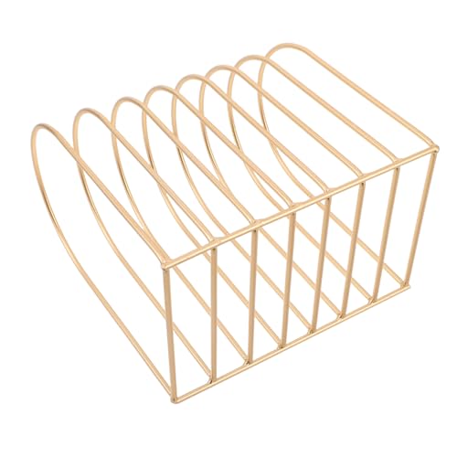 GALPADA Kleiner Stabiler Magazinhalter aus Metall Platzsparender Schreibtisch Organizer mit Modernem Design für Büro Studentenwohnheim und Arbeitszimmer Kompakte Aufbewahrung für von GALPADA