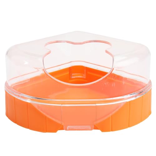 GALPADA Kleines Hamster Badezimmer Transparent mit Glatter Oberfläche Langlebiges Kunststoffmaterial Kompakte Hamster Toilette für Warmes Badeerlebnis Leicht zu Reinigen Praktisch für GALPADA Kleines Hamster Badezimmer Transparent mit Glatter Oberfläche Langlebiges Kunststoffmaterial Kompakte Hamster Toilette für Warmes Badeerlebnis Leicht zu Reinigen Praktisch für von GALPADA