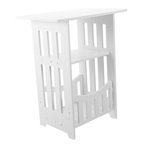 GALPADA Kompakter Beistelltisch Sofa Nachttisch Kleiner Wohnzimmertisch Side Table für Schlafzimmer und Wohnzimmer Vielseitiger Mini speichertisch mit Eleganter Moderner Optik für Kleine von GALPADA