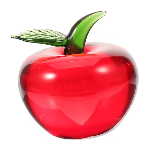 GALPADA Kristall Apfel Ornament Kleine Glasfrucht Dekoration für Zuhause und Büro Naturgetreues Design Facettiert Funkelnd Elegantes Wohnaccessoire Festliche Tischdekoration GALPADA Kristall Apfel Ornament Kleine Glasfrucht Dekoration für Zuhause und Büro Naturgetreues Design Facettiert Funkelnd Elegantes Wohnaccessoire Festliche Tischdekoration von GALPADA