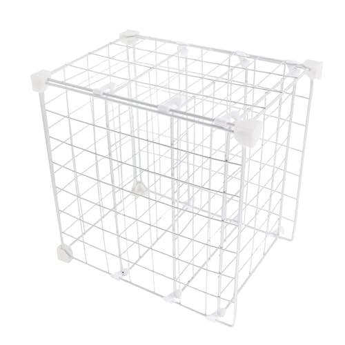 GALPADA Küchenschrank Organizer Metallregal Lagig Luftdurchlässig Robust Einfache Montage für Kühlschrank Gefrierschrank Aufbewahrung von Tellern Resten Snacks Pantry von GALPADA