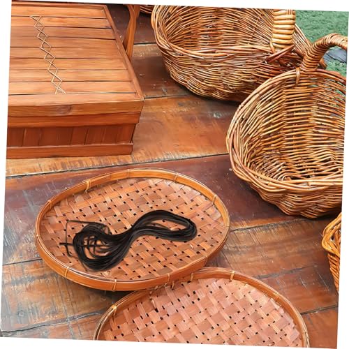GALPADA Kunststoff Rattan Reparaturmaterial Strapazierfähiges Flechtmaterial für DIY Möbelreparatur Korb Flechten Balkon Stuhl Reparatur Zubehör Braun von GALPADA