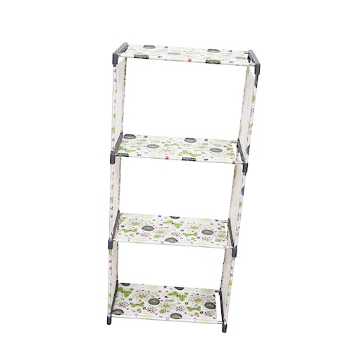 GALPADA Lagiges Aufbewahrungsregal mit Stofffächern Stabiles Metallgestell Vielseitiges Lagerregal für Bücher Kleidung Schuhe Platzsparend Geeignet für Wohnzimmer Schlafzimmer GALPADA Lagiges Aufbewahrungsregal mit Stofffächern Stabiles Metallgestell Vielseitiges Lagerregal für Bücher Kleidung Schuhe Platzsparend Geeignet für Wohnzimmer Schlafzimmer von GALPADA
