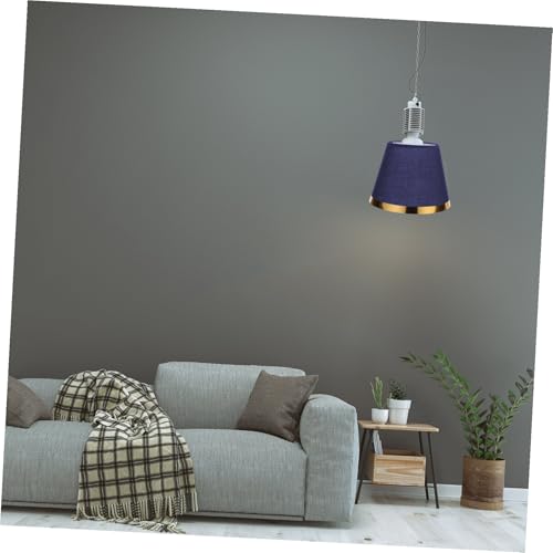 GALPADA Lampenschirm aus Langlebigem Stoff Schraubfassung für Nachttisch Steh Tischlampen Weiches Licht Handgefertigt Geeignet für Wohn Hoteldekoration Mittelloch von GALPADA