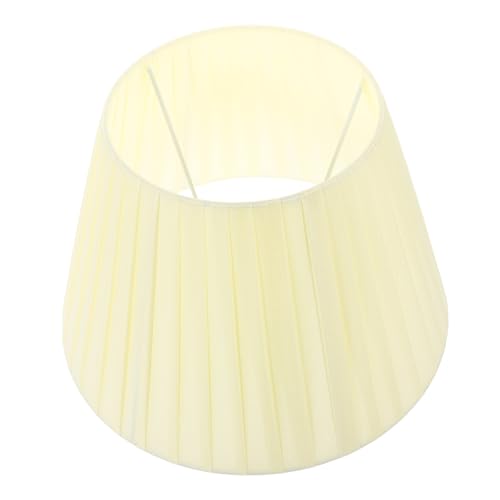 GALPADA Lampenschirm aus Stoff Plissee Leichtgewichtiger Lampenschirm für Tisch Stehlampe Schlafzimmer Wohnzimmer Dekorative Lichtabdeckung Langlebig und Einfach zu Montieren von GALPADA