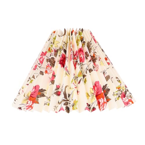 GALPADA Lampenschirm mit Einfachem Blumenmuster Dekorative Stoff abdeckung für Tischlampe Weiches Licht Geeignet für Schlafzimmer und Wohnzimmer Praktisches Design für Gemütliche GALPADA Lampenschirm mit Einfachem Blumenmuster Dekorative Stoff abdeckung für Tischlampe Weiches Licht Geeignet für Schlafzimmer und Wohnzimmer Praktisches Design für Gemütliche von GALPADA