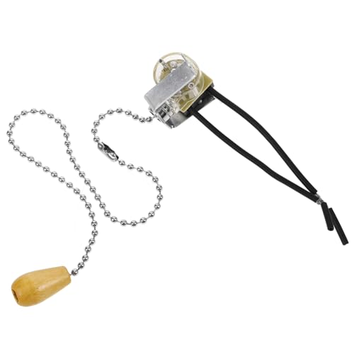 GALPADA Lampenzugschalter Zugschnur Lichtschalter für Deckenlampen und Haushaltslampen Langlebiger Schnur schalter mit Sicherer Isolierung Einfacher Ersatz für Defekte Zugschnur schalter von GALPADA