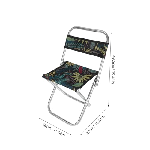 GALPADA 90kg Kompakter Klappstuhl Mit Rückenlehne Tragbarer Campinghocker Aus Edelstahl Und Oxford Outdoor-aktivitäten Wie Grillen Und Sportevents GALPADA 90kg Kompakter Klappstuhl Mit Rückenlehne Tragbarer Campinghocker Aus Edelstahl Und Oxford Outdoor-aktivitäten Wie Grillen Und Sportevents von GALPADA