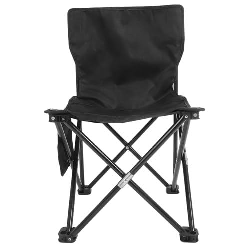 GALPADA Leichter Faltbarer Campingstuhl Kompakter Klapphocker für Outdoor Aktivitäten Tragbarer Angelstuhl Mittlere Robust und Platzsparend für Wandern BBQ und Angeln von GALPADA