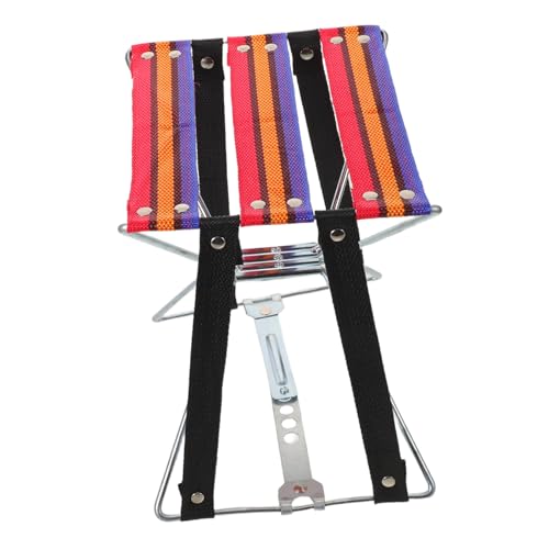 GALPADA Leichter Tragbarer Klapphocker für Pediküre und Maniküre Kompakter Stabiler Klappstuhl für Salon und Outdoor Camping Multifunktionaler Kleiner Campinghocker mit Langlebiger von GALPADA