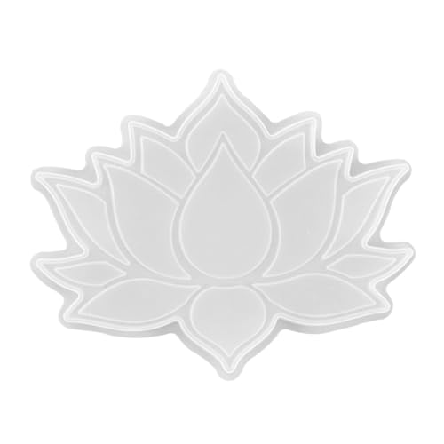 GALPADA Lotus Coaster Silikonform DIY Epoxidharzform Lotusblume Gießform für Untersetzer Handgefertigte Geschenkideen Einfache von GALPADA