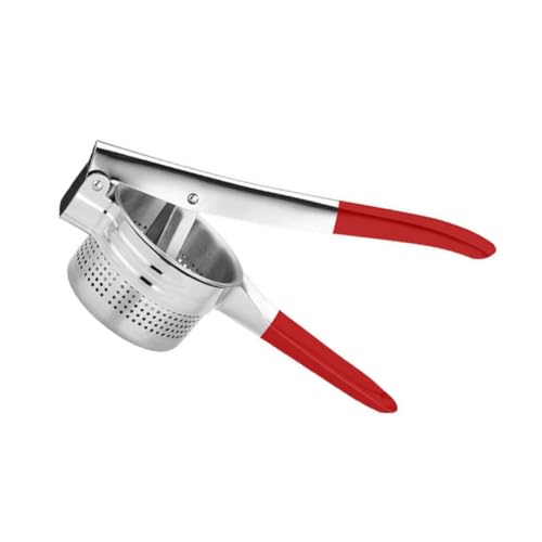 GALPADA Manueller Saftpresse Handheld Obst und Gemüseentsafter Rote Handpresse mit Feinem Lochdesign für Entsaften und Tragbare Nutzung von GALPADA