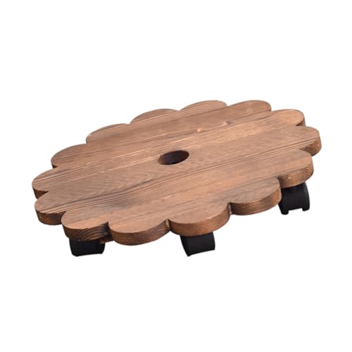 GALPADA Massiver Runder Pflanzenroller aus mit Ablauflöchern Universalrollen Diagonaler Bremse Langlebiger Blumentopfständer für Drinnen und Draußen Kratzfreier Pflanzentransport GALPADA Massiver Runder Pflanzenroller aus mit Ablauflöchern Universalrollen Diagonaler Bremse Langlebiger Blumentopfständer für Drinnen und Draußen Kratzfreier Pflanzentransport von GALPADA