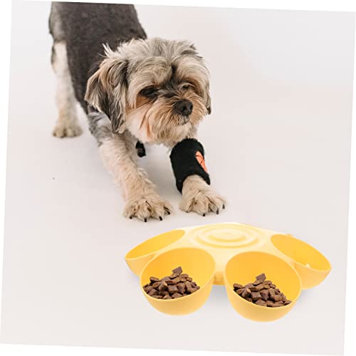 GALPADA Mehrfunktionaler Haustier Futternapf aus Robustem Kunststoff Dekorativer Blumen Design Napf mit Futterfach für Hunde und Katzen Ergonomisch Geformt für Komfortables Fressen und GALPADA Mehrfunktionaler Haustier Futternapf aus Robustem Kunststoff Dekorativer Blumen Design Napf mit Futterfach für Hunde und Katzen Ergonomisch Geformt für Komfortables Fressen und von GALPADA