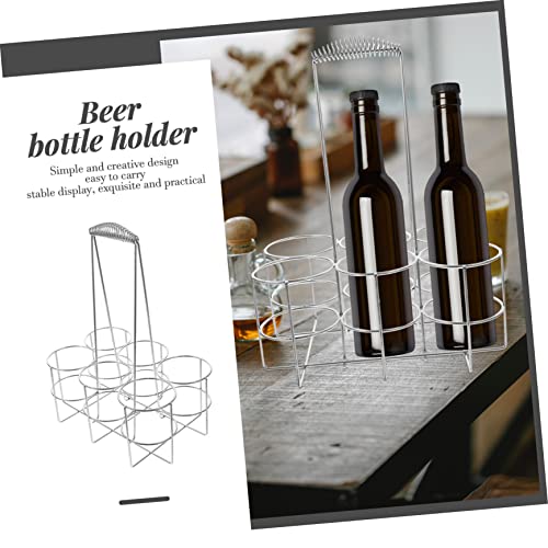 GALPADA Metall Flaschenkorb Bierflaschenhalter mit Griff Rostbeständig Praktischer Getränketräger für Bar Grill und Picknick Stabiler Bierflaschenhalter für Flaschen für Vatertagsgeschenk GALPADA Metall Flaschenkorb Bierflaschenhalter mit Griff Rostbeständig Praktischer Getränketräger für Bar Grill und Picknick Stabiler Bierflaschenhalter für Flaschen für Vatertagsgeschenk von GALPADA