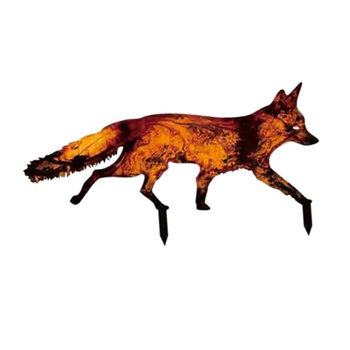 GALPADA Metall Gartenstecker Fuchs Rostige Gartendeko Outdoor Deko Garten Ornament Metallkunst Deko Garten Draußen Vielseitig als Gartenpfahl oder Dekoschild für Außenbereich GALPADA Metall Gartenstecker Fuchs Rostige Gartendeko Outdoor Deko Garten Ornament Metallkunst Deko Garten Draußen Vielseitig als Gartenpfahl oder Dekoschild für Außenbereich von GALPADA