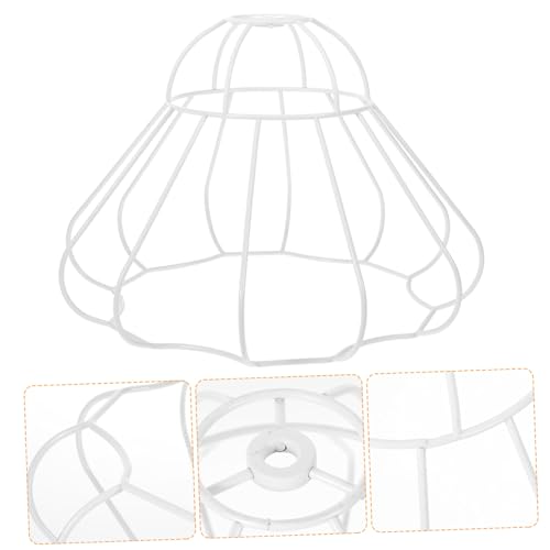 GALPADA Metall Lampenschirm Gestell Stabiler Lampenschirmhalter für Tischlampe DIY Lampenschirmrahmen Langlebig und Bruchsicher Geeignet für Schreibtisch Deckenleuchten von GALPADA