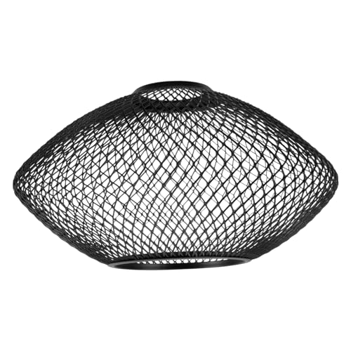 GALPADA Metall Lampenschirm Hängelampe Retro Deko für Flur Küche Bar und Zuhause Eleganter Gewebter Lampenschirm für Pendelleuchten und Deckenleuchten von GALPADA
