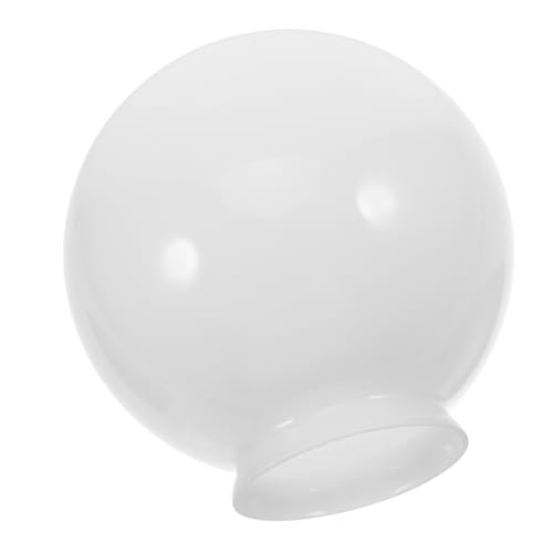 GALPADA Milchglas Lampenschirm Rundes Lampenschirm Ersatz für Deckenventilator Wandleuchte Milchig Weiß Opal Sconce Abdeckung Beleuchtung Zubehör von GALPADA