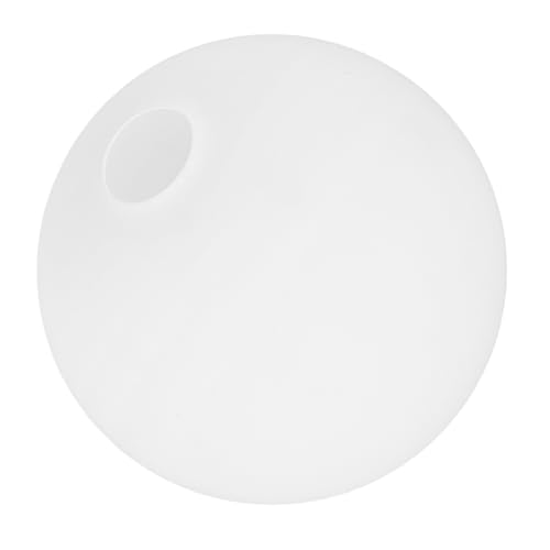 GALPADA Milk Frosted Glass Lampshade Fitter Opening Rundes Kugelglas für Pendelleuchten Deckenleuchten und Tischlampen Modernes Beleuchtungselement mit Langlebigem Kratzfestem Design von GALPADA