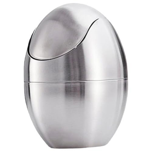 GALPADA Mini Edelstahl Mülleimer mit Schwingdeckel Kompakter Tischabfalleimer Rostfrei Robust und Leicht zu Reinigen für Küche Büro und Badezimmer Platzsparender Kleiner Abfallbehälter GALPADA Mini Edelstahl Mülleimer mit Schwingdeckel Kompakter Tischabfalleimer Rostfrei Robust und Leicht zu Reinigen für Küche Büro und Badezimmer Platzsparender Kleiner Abfallbehälter von GALPADA