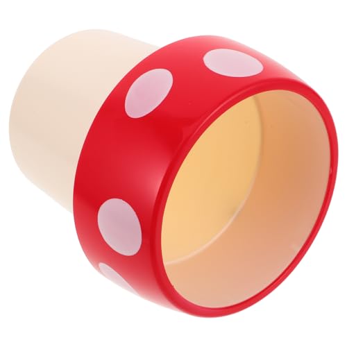 GALPADA Mini Mushroom Mülleimer ohne Deckel Multifunktionaler Stifthalter für Schreibtisch Kinderzimmer und Büro Kompakte Abfalllösung von GALPADA