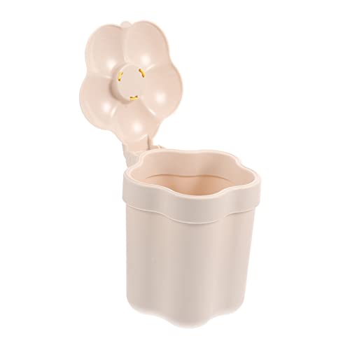 GALPADA Mini Tischmülleimer mit Deckel Blumenform Desktop Abfalleimer Süßer Büro Papierkorb Kompakter Geruchsarmer Aufbewahrungsbehälter für Schreibtisch Leicht zu Reinigen Weiß GALPADA Mini Tischmülleimer mit Deckel Blumenform Desktop Abfalleimer Süßer Büro Papierkorb Kompakter Geruchsarmer Aufbewahrungsbehälter für Schreibtisch Leicht zu Reinigen Weiß von GALPADA
