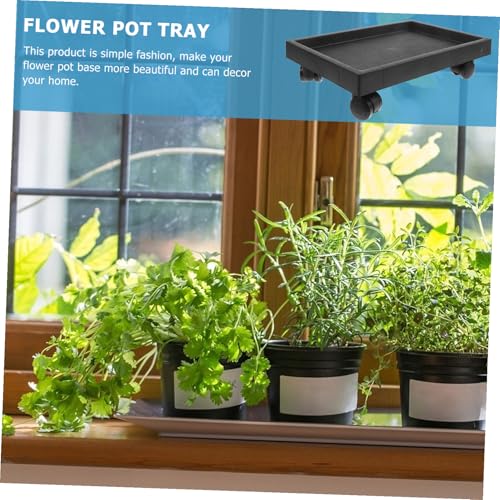 GALPADA Mobiler Pflanzentopfständer mit Rechteckiger Robuster Blumentopfroller aus Gehärtetem Glas Wasserdichter Pflanzkübel ständer für Innenbereich Verhindert Wasserleckage Einfach GALPADA Mobiler Pflanzentopfständer mit Rechteckiger Robuster Blumentopfroller aus Gehärtetem Glas Wasserdichter Pflanzkübel ständer für Innenbereich Verhindert Wasserleckage Einfach von GALPADA