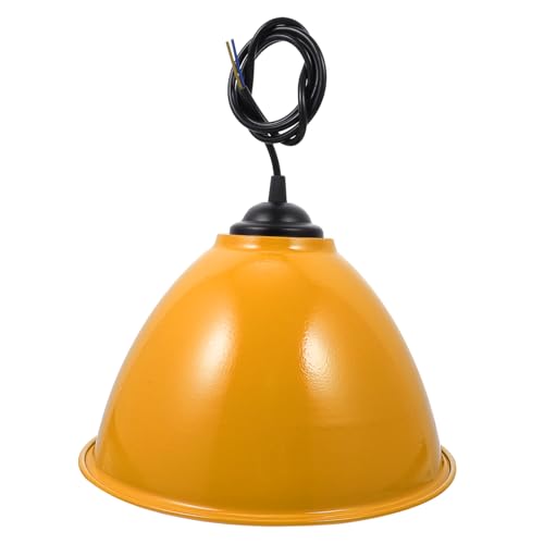 GALPADA Moderne Aluminium Pendelleuchte Lampenschirm Deckenlampe Lampenschirm Gelb Stilvoller Deckenlicht abdeckung Installieren und Langlebig für Restaurant Bar Lounge GALPADA Moderne Aluminium Pendelleuchte Lampenschirm Deckenlampe Lampenschirm Gelb Stilvoller Deckenlicht abdeckung Installieren und Langlebig für Restaurant Bar Lounge von GALPADA