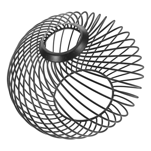 GALPADA Moderner Metall käfig Lampenschirm Minimalistisches Geometrisches Design Schwarz Lampenschirm für Pendelleuchte Stilvolle Beleuchtung für Zuhause und Teeläden GALPADA Moderner Metall käfig Lampenschirm Minimalistisches Geometrisches Design Schwarz Lampenschirm für Pendelleuchte Stilvolle Beleuchtung für Zuhause und Teeläden von GALPADA