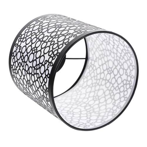 GALPADA Moderner Schwarzer Metall Lampenschirm mit Dekorativem Hohlmuster Robustes Lampenzubehör für Hängende und Tischlampen Stilvolle Industrielle Lichtabdeckung für Wohnzimmer und GALPADA Moderner Schwarzer Metall Lampenschirm mit Dekorativem Hohlmuster Robustes Lampenzubehör für Hängende und Tischlampen Stilvolle Industrielle Lichtabdeckung für Wohnzimmer und von GALPADA