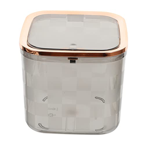 GALPADA Moderner Transparenter Mini Tischmülleimer mit Abnehmbarem Deckel Kompakt und Stilvoll Robuster Pet für Schreibtisch Schminktisch Schlafzimmer Praktischer Kleiner Abfallbehälter GALPADA Moderner Transparenter Mini Tischmülleimer mit Abnehmbarem Deckel Kompakt und Stilvoll Robuster Pet für Schreibtisch Schminktisch Schlafzimmer Praktischer Kleiner Abfallbehälter von GALPADA