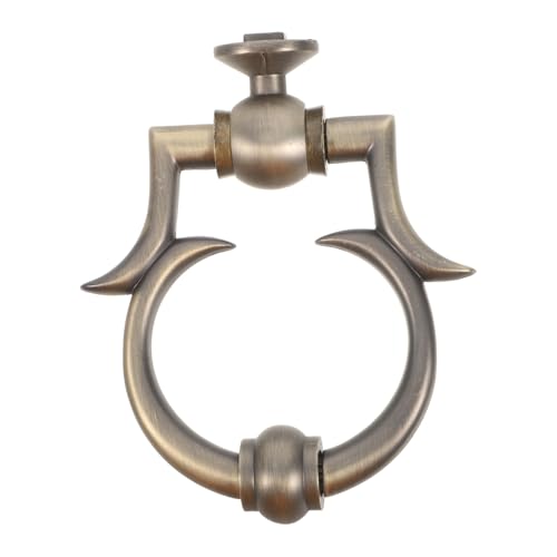 GALPADA Moderner Zinklegierung Türklopfer Fronttür Dekoration Stilvoller Eingangsklopfer Robust Langlebig Geräuschklar Wartungsfrei für Haustür von GALPADA