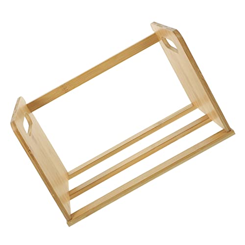 GALPADA Multifunktionaler Holzbuchhalter für Schreibtisch Stabiler Vinyl Schallplattenständer aus Robustem Material zur Aufbewahrung von Büchern Zeitschriften und Alben GALPADA Multifunktionaler Holzbuchhalter für Schreibtisch Stabiler Vinyl Schallplattenständer aus Robustem Material zur Aufbewahrung von Büchern Zeitschriften und Alben von GALPADA