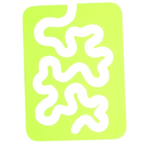 GALPADA Multifunktionales Acryl Patchwork Lineal B Quiltvorlage Präzises Quilting Werkzeug für DIY Nähen und Stickerei Praktische Schneide Messhilfe für Patchwork und Quilten von GALPADA