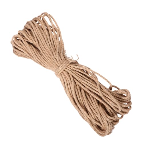 GALPADA Natur Hanfseil Ersatzseil für Katzen Kratzsäule Robust Langlebig Mehrsträngig DIY Kratzbaum Zubehör Kratzstamm Ersatz für Katzen Kratzspielzeug von GALPADA