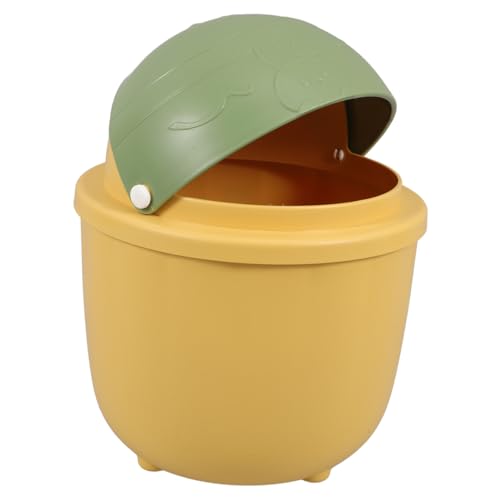 GALPADA Niedlicher Kleiner Mülleimer mit Klappdeckel Kompakter Schreibtischabfalleimer aus PP Vielseitig für Büro Bad Schlafzimmer und Küche Praktischer Desktop mülleimer mit Deckel GALPADA Niedlicher Kleiner Mülleimer mit Klappdeckel Kompakter Schreibtischabfalleimer aus PP Vielseitig für Büro Bad Schlafzimmer und Küche Praktischer Desktop mülleimer mit Deckel von GALPADA