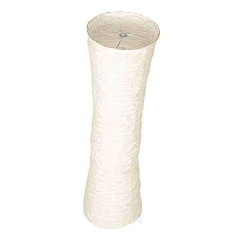 GALPADA Nordischer Papierlampenschirm für Stehlampe Einfache Installation Dekorative Lichtabdeckung für Wohnzimmer Schlafzimmer und Arbeitszimmer Entspannende von GALPADA