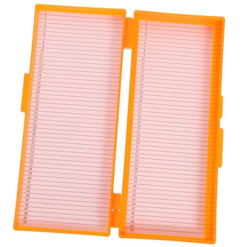 GALPADA Objektträger Aufbewahrungsbox Gelb Abs Mikroskop Slide Holder Rutschfest Sicherer Schutz Für Labor Schule Heimgebrauch GALPADA Objektträger Aufbewahrungsbox Gelb Abs Mikroskop Slide Holder Rutschfest Sicherer Schutz Für Labor Schule Heimgebrauch von GALPADA