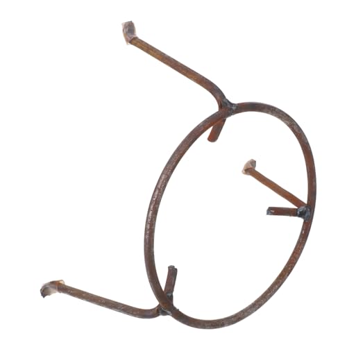 GALPADA Outdoor Camping Wok Ständer aus Hitzebeständig Stabiler Dreibein Halter für Feuerstelle und Grill Leicht und Tragbar für Outdoor Kochen und Feuerstellen von GALPADA