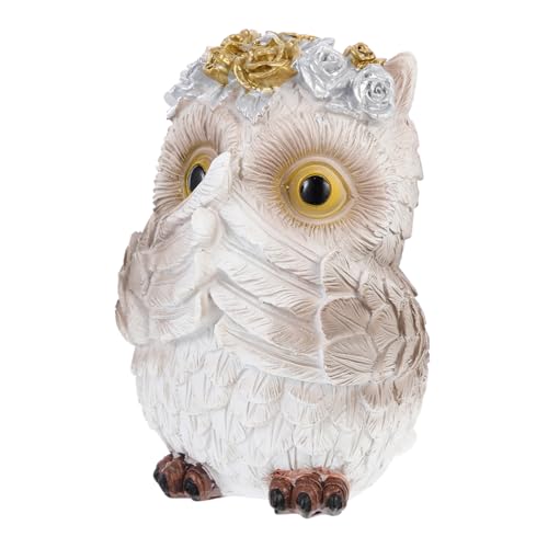 GALPADA Owl Resin Ornament Tischdekoration Desktop Figurine mit Filigranen Details und Lebendigem Design für Wohn Arbeitsbereich GALPADA Owl Resin Ornament Tischdekoration Desktop Figurine mit Filigranen Details und Lebendigem Design für Wohn Arbeitsbereich von GALPADA