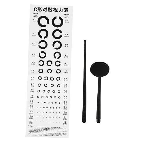 GALPADA PVC Augen Sehtafel C Wasserdichte Wandtafel mit Okkluder und Teleskopischem Stab Präzise Sehtests für Zuhause und Kleine Kliniken GALPADA PVC Augen Sehtafel C Wasserdichte Wandtafel mit Okkluder und Teleskopischem Stab Präzise Sehtests für Zuhause und Kleine Kliniken von GALPADA
