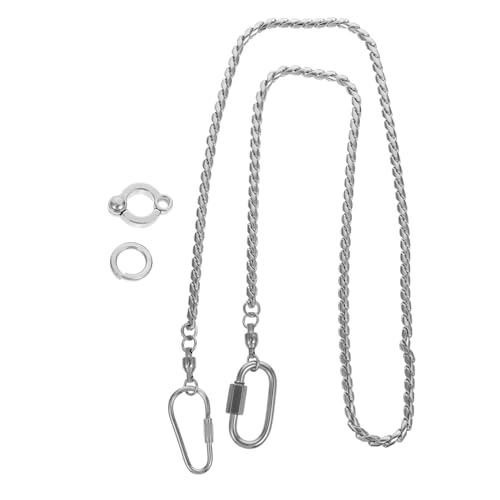 GALPADA Papageien Fußkette Parrot Anklet Ring Off Vogel Fußring für Große Sittiche Wie Graupapagei Taube mit Drehbarem Verschluss Sicher und Langlebig GALPADA Papageien Fußkette Parrot Anklet Ring Off Vogel Fußring für Große Sittiche Wie Graupapagei Taube mit Drehbarem Verschluss Sicher und Langlebig von GALPADA