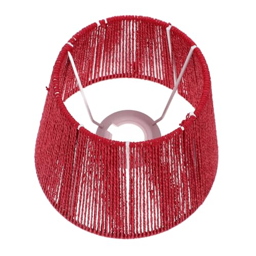 GALPADA Papierseil Lampenschirm Deckenleuchte Woven Lampenschirm Ersatz für Farmhouse Stil Rustikal Wohnraum Dekorative Hängeleuchte Tischlampe von GALPADA