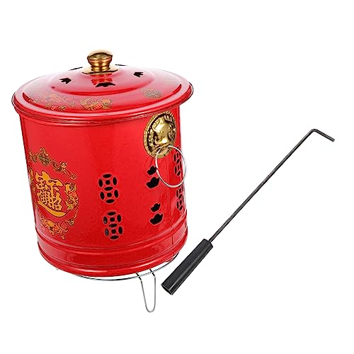 GALPADA Papiertonne Emaille Robuster Verbrennungseimer für Gartenabfälle mit Luftventil und Deckel Effizienter Papierverbrenner für Außenbereich zum Verbrennen von Papier und Karton GALPADA Papiertonne Emaille Robuster Verbrennungseimer für Gartenabfälle mit Luftventil und Deckel Effizienter Papierverbrenner für Außenbereich zum Verbrennen von Papier und Karton von GALPADA